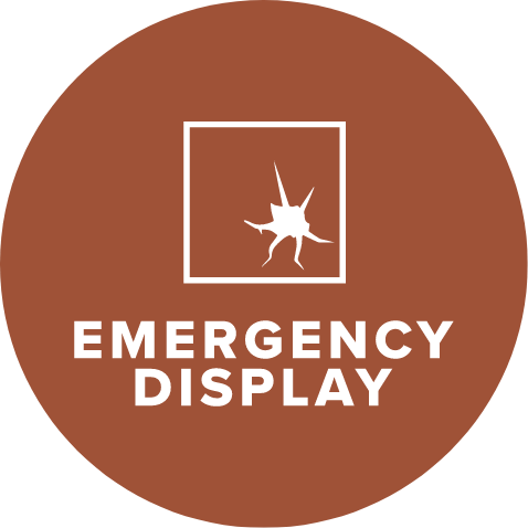 sign emergency-display