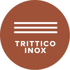 sign trittico-inox